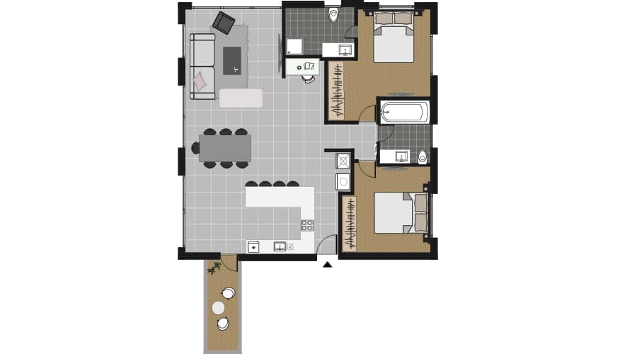 service apartment for long term