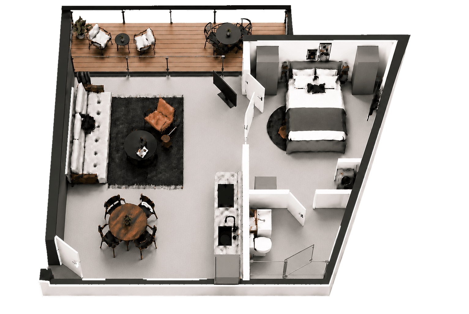 One Bedroom Apartment
